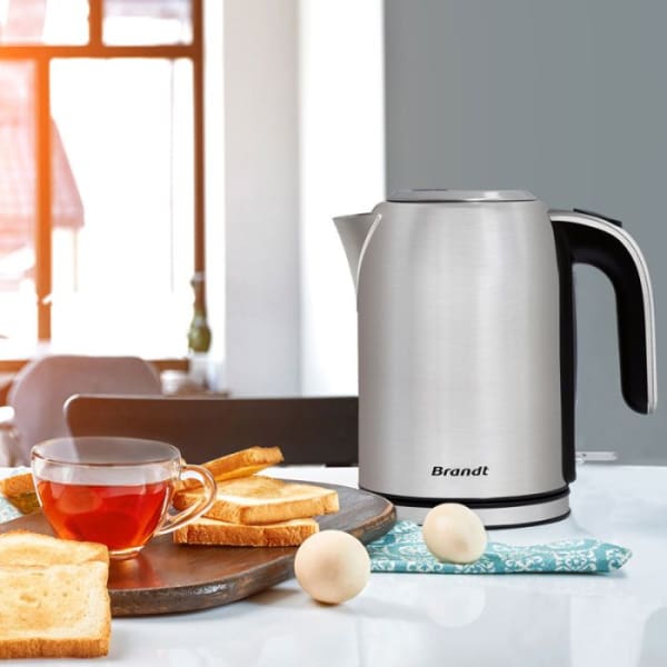 Bouilloire électrique BRANDT 1.7L 2200W Inox (BO1704X) Bouilloire électrique BRANDT 1.7L 2200W Inox (BO1704X)